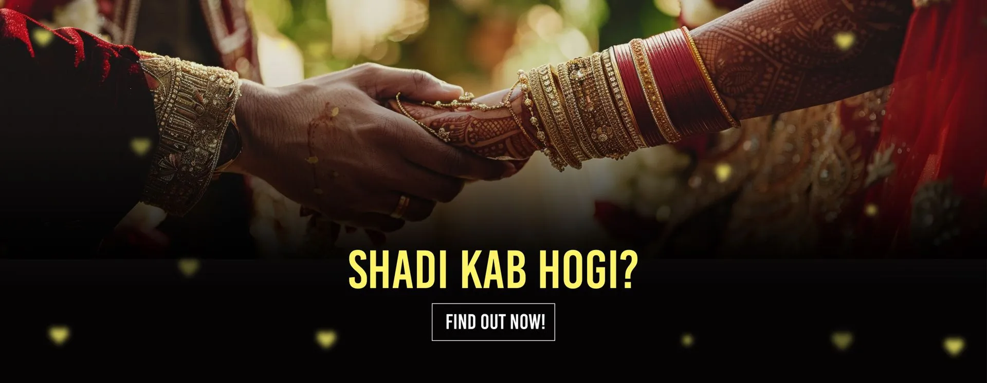 Close-up of bride and groom's hands during traditional Indian wedding ceremony.